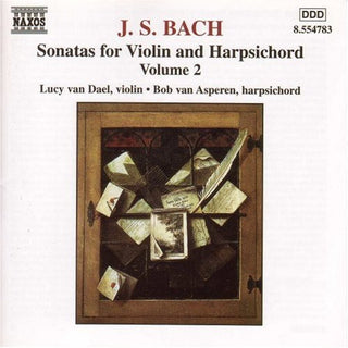 the album cover for Bob Van Asperen - Sonatas for Violin & Harpsichord 2