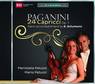 the album cover for Paganini / Schumann / Patuzzi - Paganini & Schumann: 24 Capriccio, Op. 1