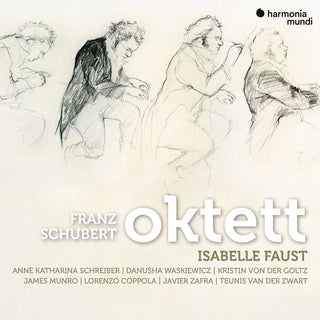 the album cover for Isabelle Faust - Schubert: Oktett D803