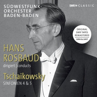 the album cover for Tchaikovsky - Symphonies 4 & 5 [Remastered] (Ger)