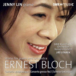 the album cover for E Bloch - Works For Piano & Orchestra (Ger)