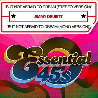 the album cover for Jimmy Druiett - But Not Afraid To Dream