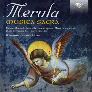 the album cover for Il Demetrio - Merula: Musica Sacra