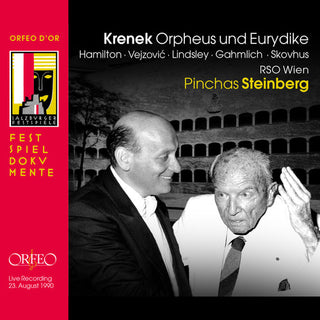 the album cover for Krenek / Steinberg / Hamilton / Vejzovic - Ernst Krenek: Orpheus und Eurydike