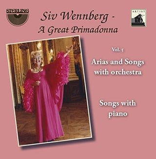 the album cover for Siv Wennberg - Siv Wennberg: A Great Primadonna, Vol. 5