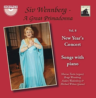 the album cover for Siv Wennberg - Siv Wennberg: A Great Primadonna, Vol. 8 New Year's Concert