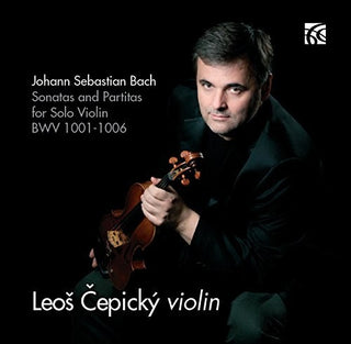 the album cover for Bach / Cepicky - Johann Sebastian Bach: Sonatas & Partitas for Solo Violin, BWV1001-1006