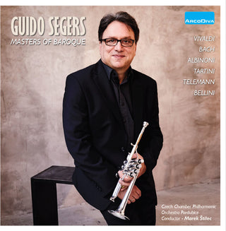 the album cover for Albinoni / J Bach S / Segers - Masters of Baroque