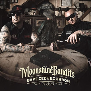 the album cover for Moonshine Bandits - Baptized In Bourbon