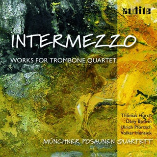 the album cover for Munich Trombone Quartet - Intermezzo: Music for Trombone Quartet / Various
