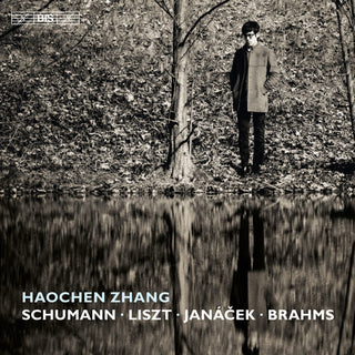 the album cover for Haochen Zhang - Schumann - Liszt - Janacek - Brahms
