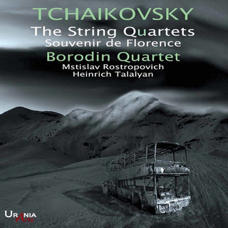 the album cover for Heinrich Talalyan - Borodin Quartet plays Tchaikovsky