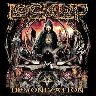 the album cover for Lock Up - Demonization