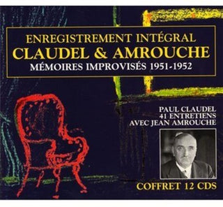 the album cover for Claudel / Amrouche - Memoires Improvises 1951-1952