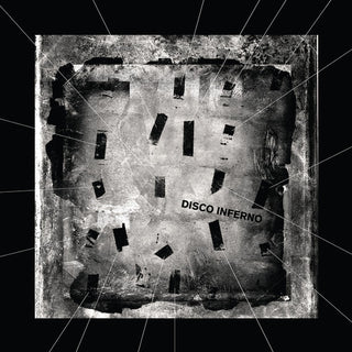 the album cover for Disco Inferno - In Debt