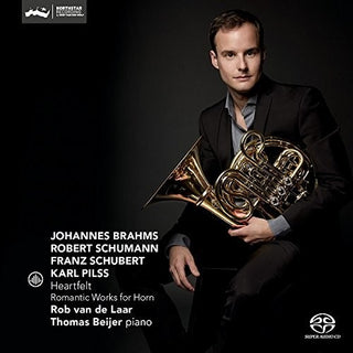 the album cover for Rob van de Laar - Heartfelt: Romantic Works for Horn
