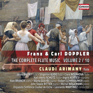 the album cover for F Doppler / Doppler,K / Martinez - Franz & Carl Doppler: Complete Flute Music Vol2/10