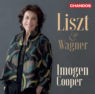 the album cover for Imogen Cooper - Liszt & Wagner