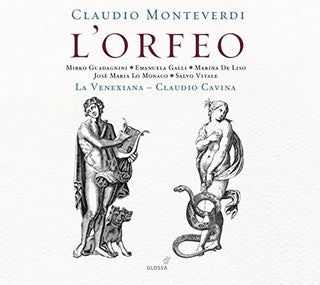 the album cover for Monteverdi / Guadagnini / Galli / Monaco / Vitale - Claudio Monteverdi: L'Orfeo