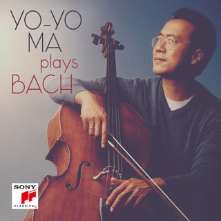 the album cover for Yo-Yo Ma - Yo-Yo Ma Plays Bach