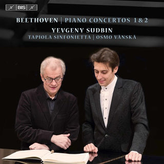 the album cover for Beethoven / Sudbin / Sinfonietta / Vanska - Ludwig van Beethoven: Piano Concertos Nos 1 & 2