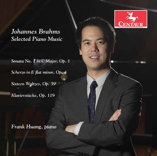 the album cover for Brahms / Huang - Johannes Brahms: Selected Piano Music