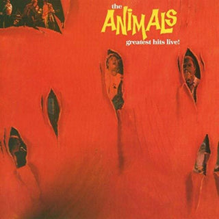 the album cover for The Animals - Greatest Hits Live