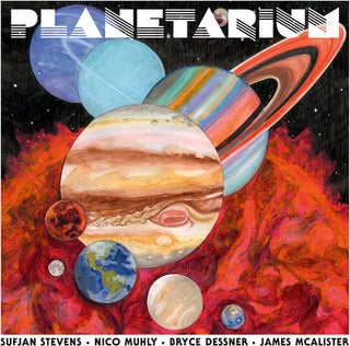 the album cover for Sufjan Stevens - Planetarium