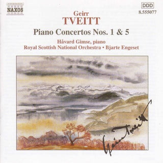 the album cover for Havard Gimse - Piano Concertos 1 & 5