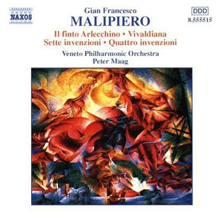 the album cover for PETER MAAG - Finto Arlecchino / Vivaldian