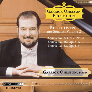 the album cover for GARRICK OHLSSON - Piano Sonatas 2