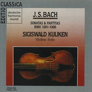 the album cover for Sigiswald Kuijken - Partitas & Sonatas BWV 1