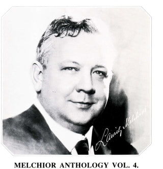 the album cover for Wagner / Lauritz Melchior - V4: Melchior Anpology