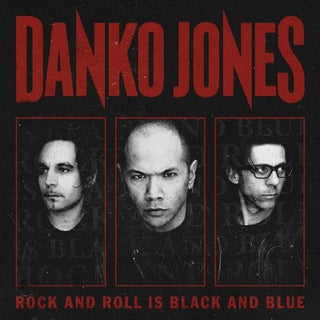 the album cover for Danko Jones - Rock & Roll Is Black & Blue