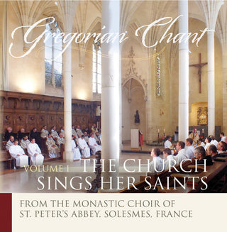 the album cover for Monastic Choir Of Solesmes / Claire - Church Sings Her Saints 1