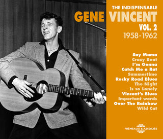 the album cover for Gene Vincent - V2: Indispensable G. Vincent 1