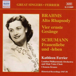 the album cover for BRAHMS/SCHUMANN - Brahms/Schumann