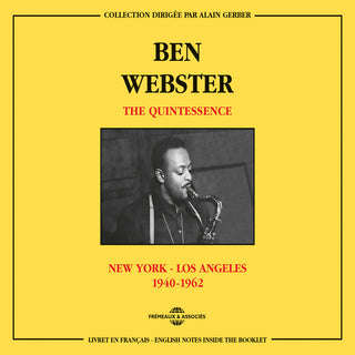 the album cover for Ben Webster - New York - Los Angeles 1940-62