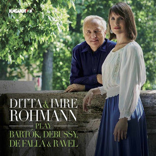 the album cover for Imre Rohmann - Ditta & Imre Rohmann Play Bartok / Debussy
