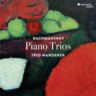 the album cover for Trio Wanderer - Rachmaninov: Piano Trios Nos.1 & 2