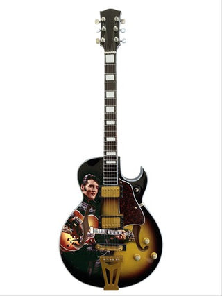 Axe Heaven- Elvis Presley 1968 Comeback Special Hollow Body 10 Inch Miniature Guitar (Large Item, Collectible)