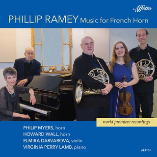 the album cover for Elmira Darvarova - Phillip Ramey: Music for French Horn