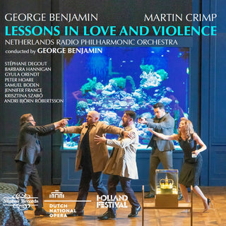 the album cover for Benjamin / Degout - Lessons in Love & Violence