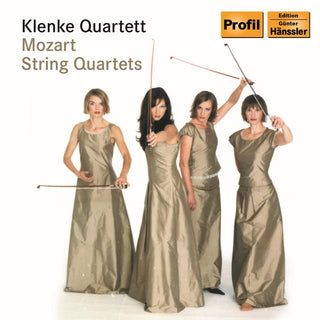 the album cover for Mozart / Klenke Quartett - Mozart String Quartets