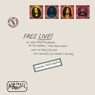the album cover for Free - Free Live!