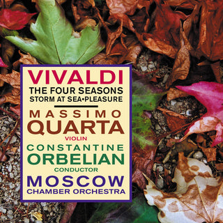 the album cover for Massimo Quarta - 4 Seasons / Storm at Sea / Pleasure