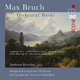 the album cover for Bruch / Krecher / Hanson - Orchestral Works