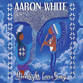 the album cover for Aaron White - Moonlight Love Songs - Courting Songs For The