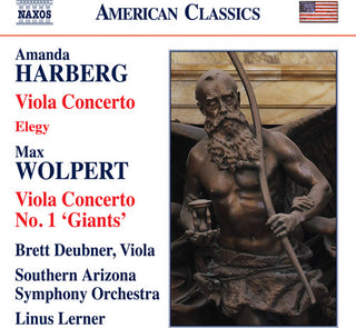 the album cover for Deubner/Kirkpatrick - Harberg: Viola Concerto - Wolpert: Viola Concerto