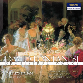 the album cover for Kasper de Roo - David Fontanesi: Orchestral Works